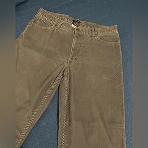 Lands End Corduroy Pants - 38x32 Charcoal Gray